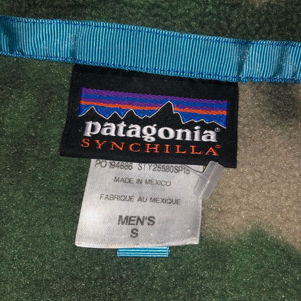 Patagonia Synchilla Jacket Pullover Snap T Floral Tropical Rare Men's small